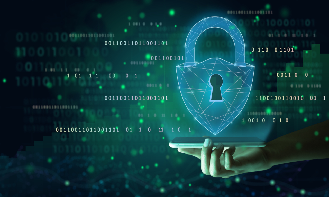 Cyber Security Privacy or Information Privacy. World map and dig